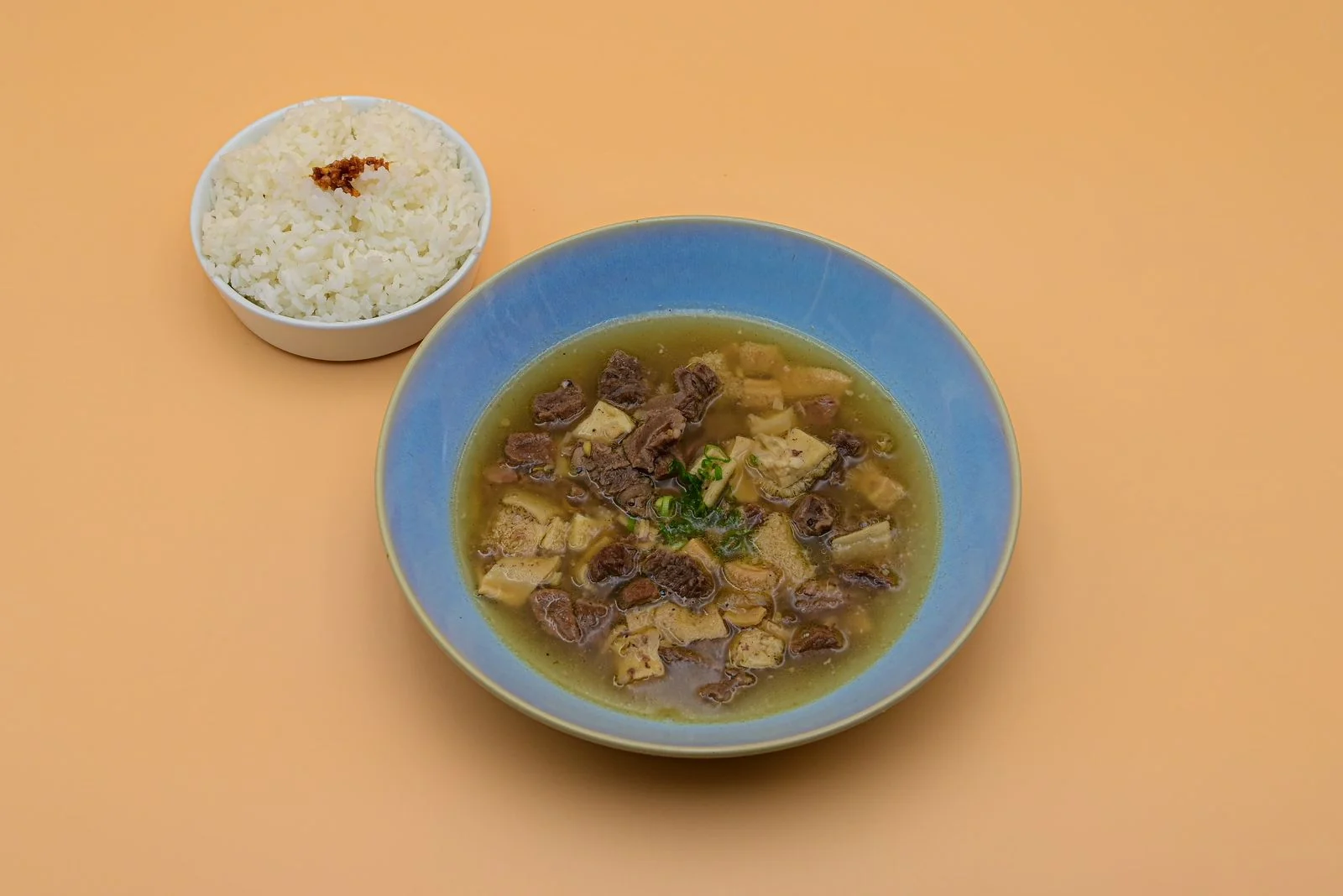 Papaitan Kambing with Rice